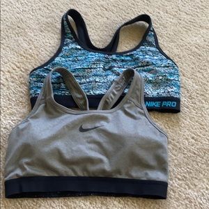 Nike Pro sports bras